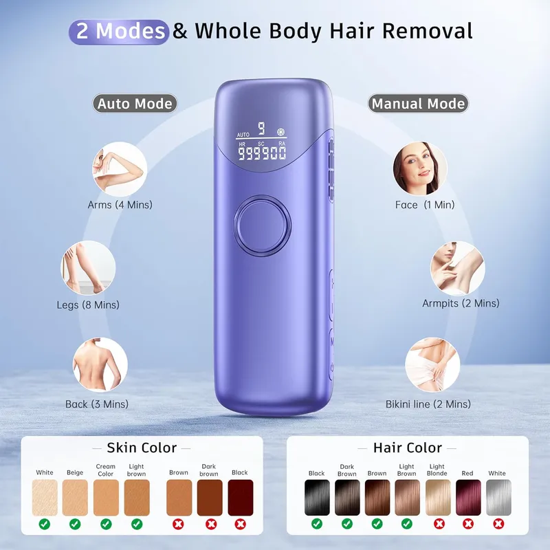 UBROO Painless Laser Hair Removal
